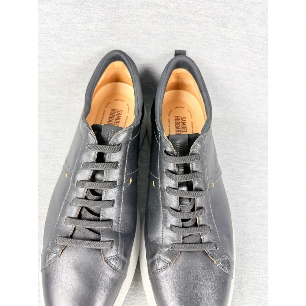 Samuel Hubbard Featherlight Flight Sneakers Mens 11.5 M Black Leather Shoes